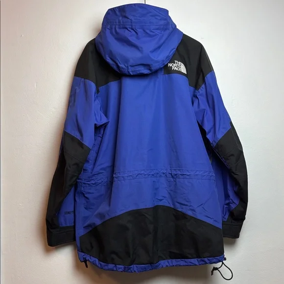 VTG 90s The North Face Gore-Tex Men’s Mountain Jacket Large Blue Black - Picture 2 of 12